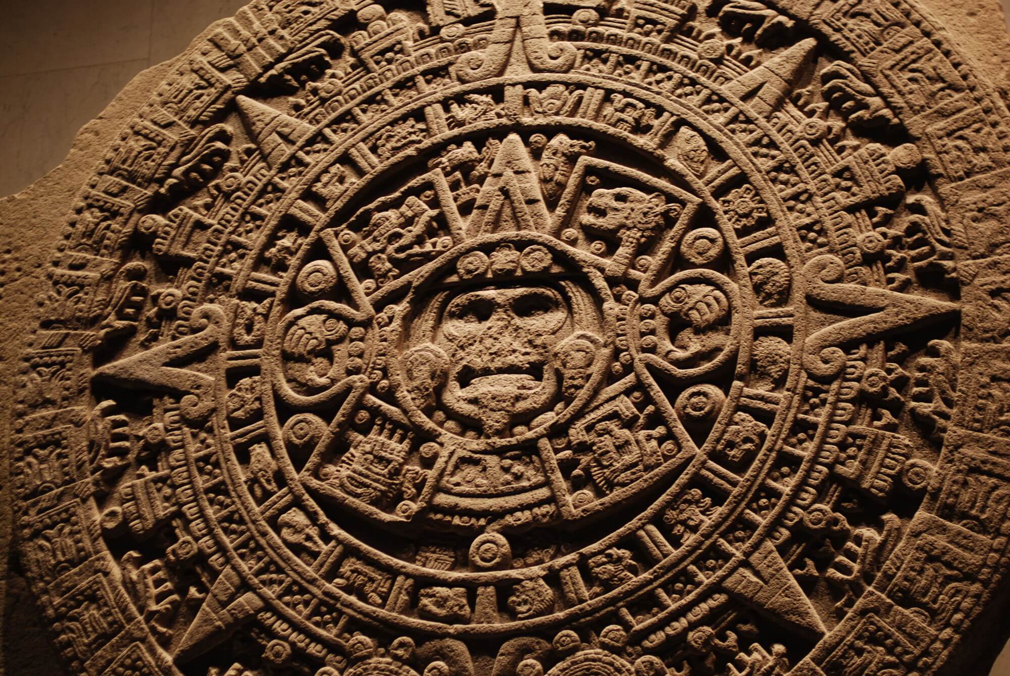Aztec sun stone